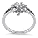 Sterling Silver Four-Leaf Clover Ring
