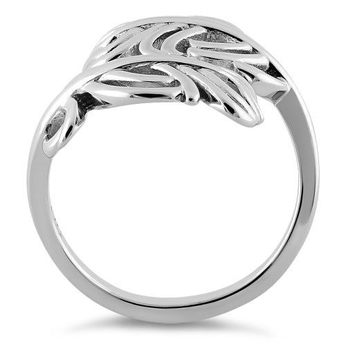 Sterling Silver Freeform Kelp Ring