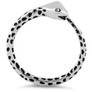 Sterling Silver Full Circle Snake Ring