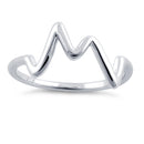Sterling Silver Heartbeat Ring
