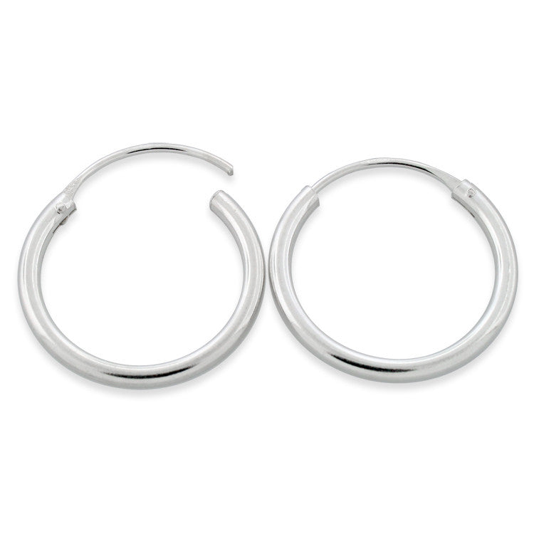 Sterling Silver Hoops Earrings