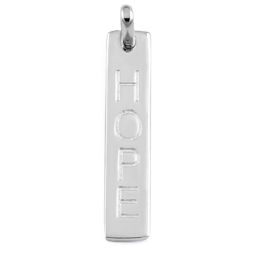 Sterling Silver Hope Pendant