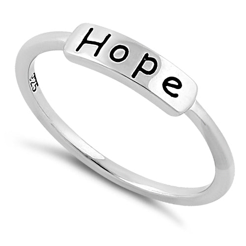 Sterling Silver "Hope" Ring