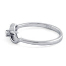 Sterling Silver Infinity CZ Ring