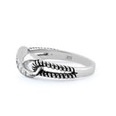 Sterling Silver Infinity CZ Ring