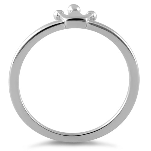 Sterling Silver King's Crown Ring