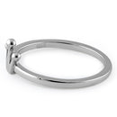 Sterling Silver King's Crown Ring