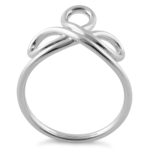 Sterling Silver Lace Ribbon Ring