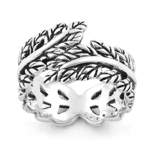 Sterling Silver Laurel Ring