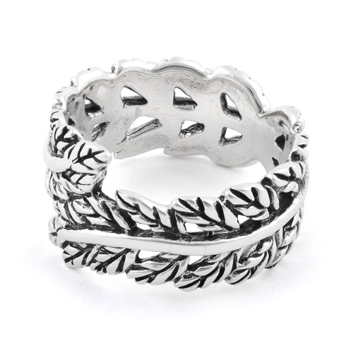 Sterling Silver Laurel Ring