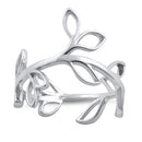 Sterling Silver Leaves Shape Ring