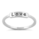 Sterling Silver "Love" Ring