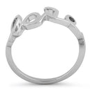 Sterling Silver Love Ring