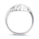 Sterling Silver Magnolia Leaf Branch Ring