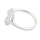 Sterling Silver Magnolia Leaf Branch Ring