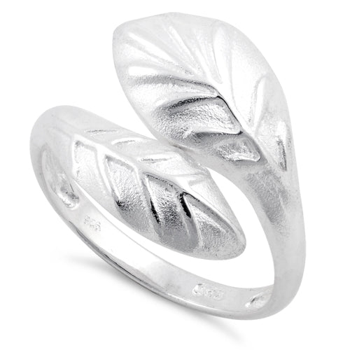 Sterling Silver Magnolia Leaf Ring