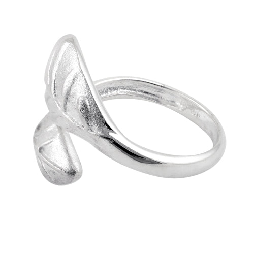 Sterling Silver Magnolia Leaf Ring