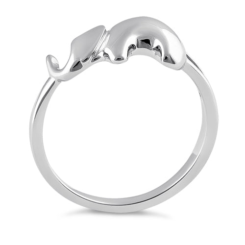 Sterling Silver Majestic Elephant Ring