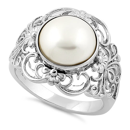 Sterling Silver Majestic Mother of Pearl Ring