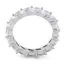 Sterling Silver Marquise CZ Eternity Ring