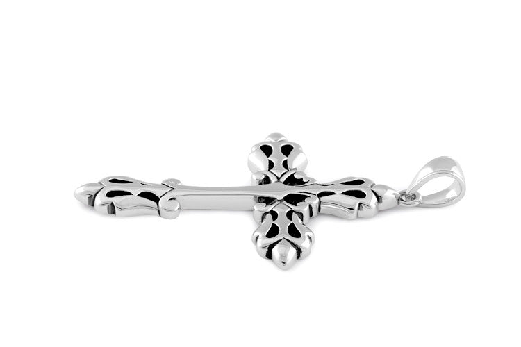 Sterling Silver Medieval Cross Pendant