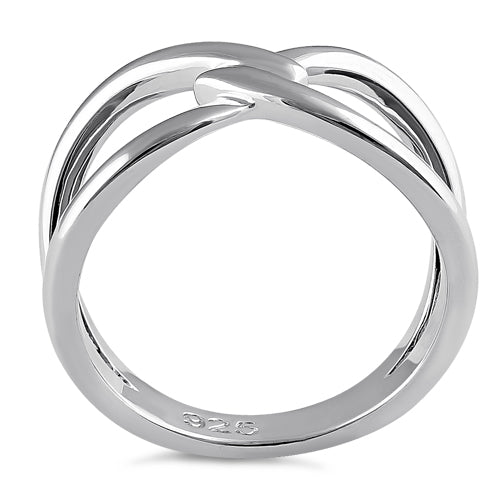 Sterling Silver Meet Me At The Middle Ring