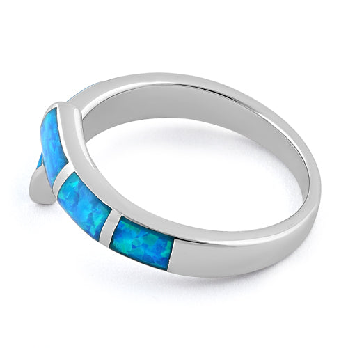 Sterling Silver Meet Me Halfway Lab Opal Ring