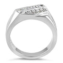 Sterling Silver Men's CZ Rings
