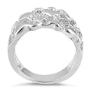 Sterling Silver Men's Nugget Design Ring