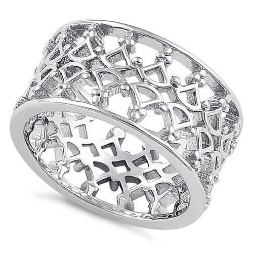 Sterling Silver Modern Elegant Ring