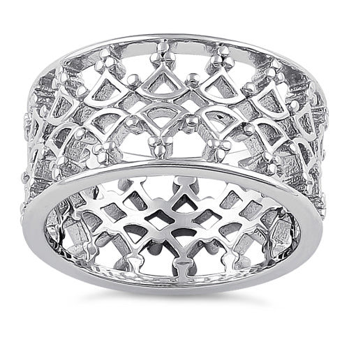Sterling Silver Modern Elegant Ring