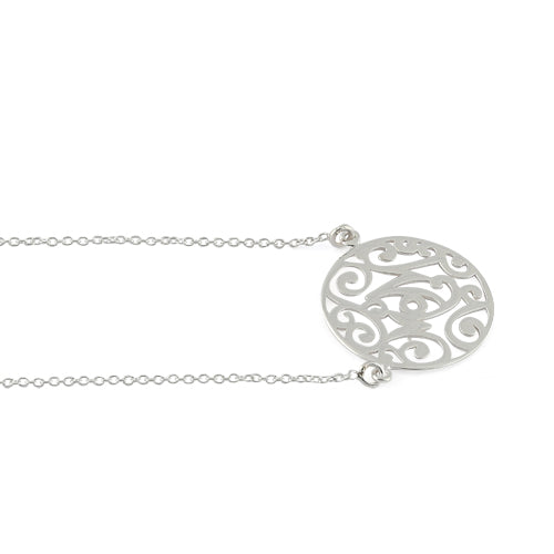 Sterling Silver "Mom" Necklace
