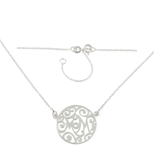 Sterling Silver "Mom" Necklace