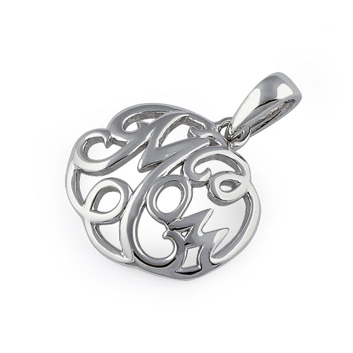 Sterling Silver "Mom" Pendant