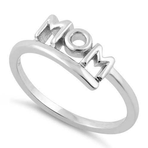 Sterling Silver Mom Ring