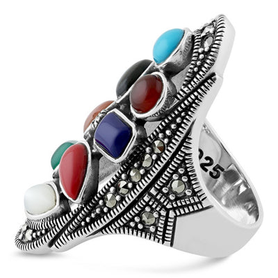 【最新入荷】 Silver Sterling Wholesale Multi Sale for Ring Marcasite Stone アクセサリー