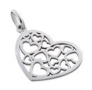 Sterling Silver Multiple Heart Pendant
