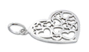 Sterling Silver Multiple Heart Pendant