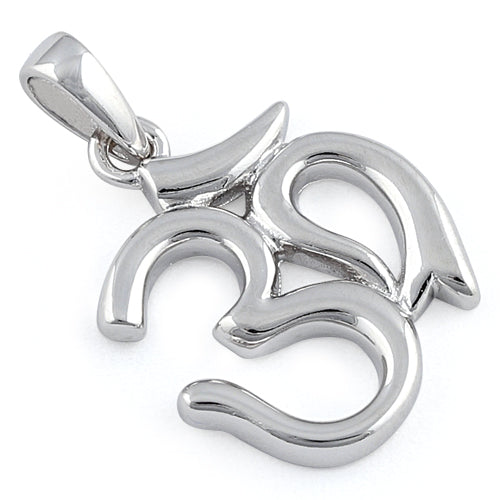 Sterling Silver "Om" Pendant