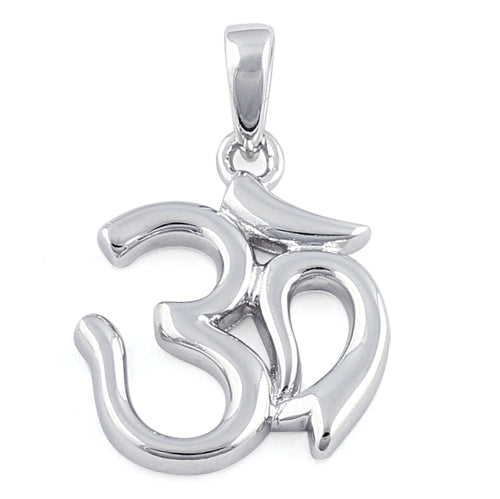 Sterling Silver "Om" Pendant