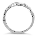 Sterling Silver Opposing Zig Zags Ring