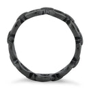 Sterling Silver Oxidized Chain Ring