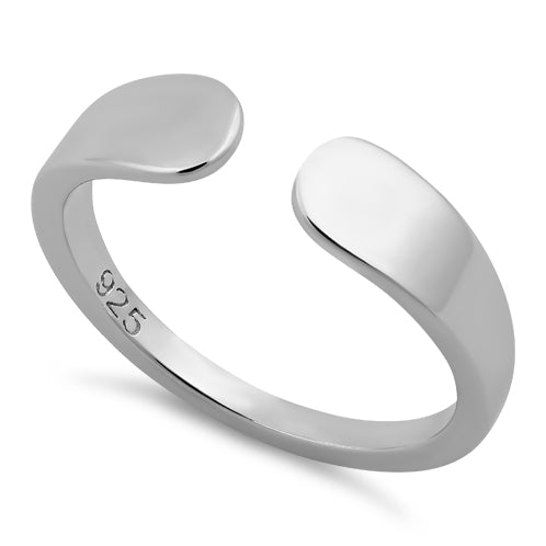 Sterling Silver Paddle Ring