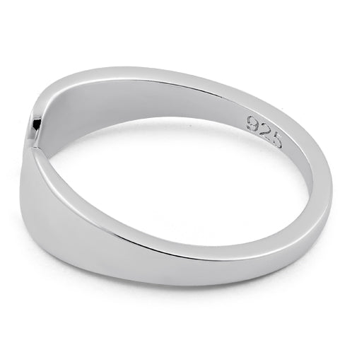 Sterling Silver Paddle Ring