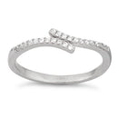 Sterling Silver Pave CZ Ring