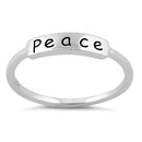 Sterling Silver "Peace" Ring