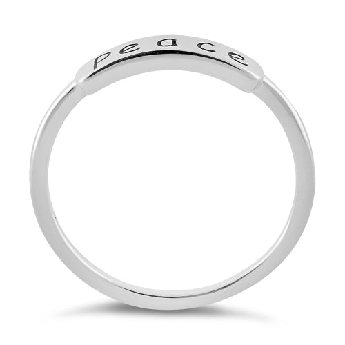 Sterling Silver "Peace" Ring