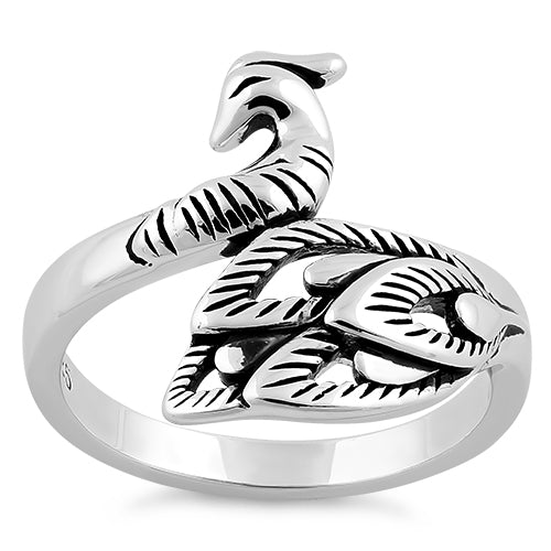 Sterling Silver Peacock Ring