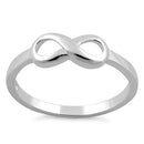 Sterling Silver Plain Infinity Ring