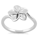 Sterling Silver Plumeria Ring